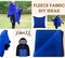 FabricLA | Fleece Fabric By The Yard | 72"X60" Inch Wide | Anti Pill Polar Fleece | Soft, Blanket, Throw, Poncho, Pillow Cover, PJ Pants, Booties, Eye Mask - Dust Pink (2 Yard)